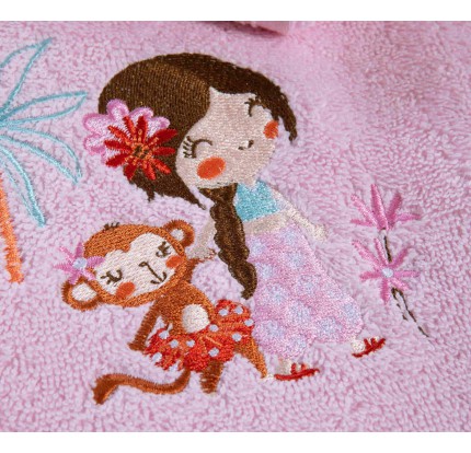 Παιδικές Πετσέτες Σετ (2τμχ) Nef- Nef Welcome To India Pink