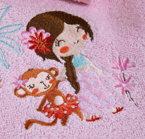 Παιδικές Πετσέτες Σετ (2τμχ) Nef- Nef Welcome To India Pink