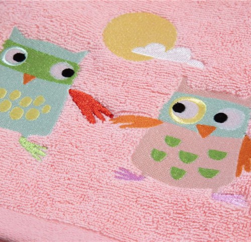 Παιδικές Πετσέτες Σετ (2τμχ) Nef- Nef Birds Mania Blossom Peach