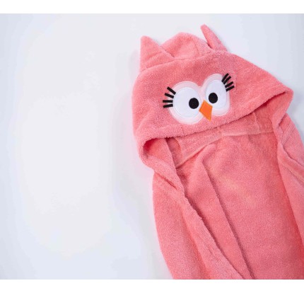 Βρεφική Κάπα 70x120 Nef-Nef Owl Flamingo Pink