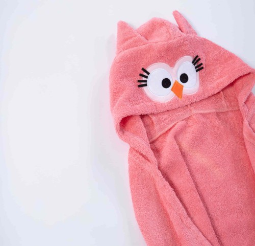 Βρεφική Κάπα 70x120 Nef-Nef Owl Flamingo Pink