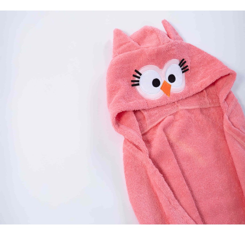 Βρεφική Κάπα 70x120 Nef-Nef Owl Flamingo Pink