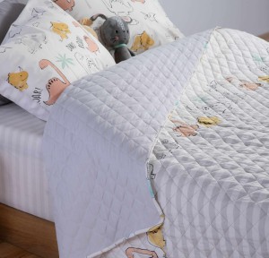 Κουβερλί Μονό Nef - Nef Dinosaur Art Ecru/ Grey