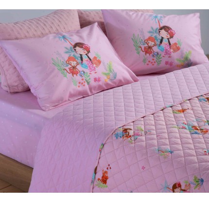 Κουβερλί Μονό Nef - Nef Welcome To India Pink