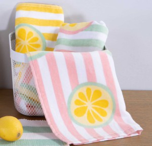 Πετσέτα Κουζίνας Βελουτέ 40x60 Nef-Nef Lemonade 26 Pink