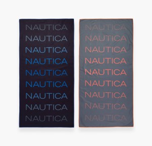 Πετσέτα Θαλάσσης από Μικροΐνες Nautica-Nau 80x160 Spread Black