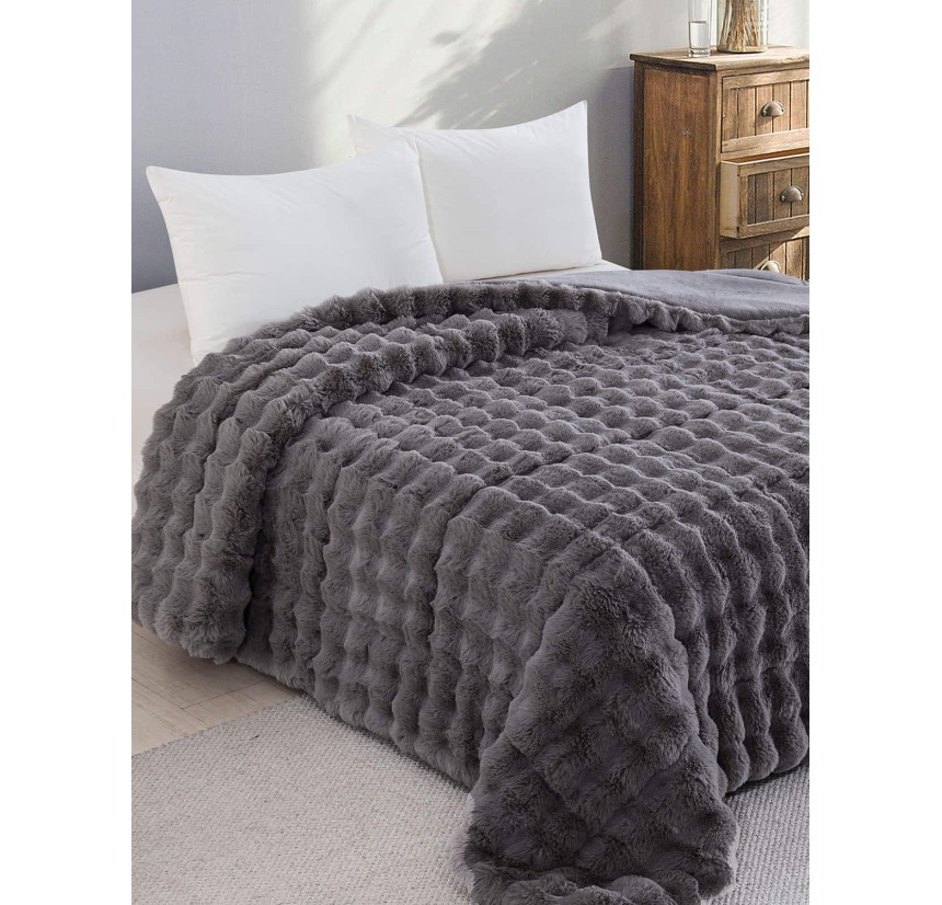 Κουβερτοπάπλωμα King Size Rabbit Dark Grey Κουβερτοπάπλωμα King Size Rabbit Dark Grey