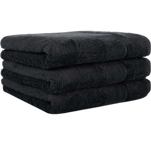 Πετσέτα Σώματος (80x 160) Cawo 1002-906 Colors Black