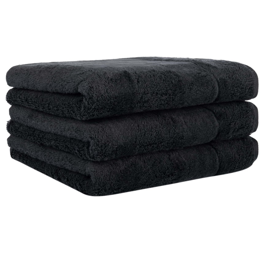 Πετσέτα Σώματος (80x 160) Cawo 1002-906 Colors Black