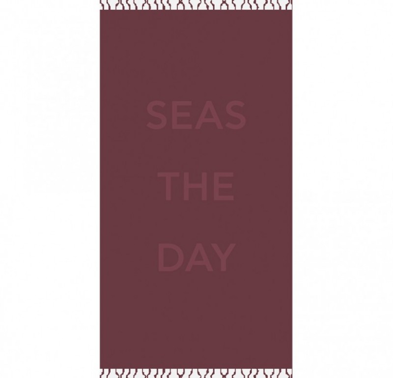 Πετσέτα Θαλάσσης Melinen Seas The Day Bordeaux 86x 160