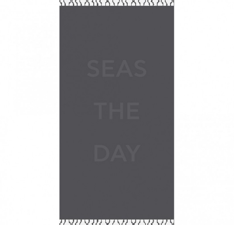 Πετσέτα Θαλάσσης Melinen Seas The Day Grey 86x 160