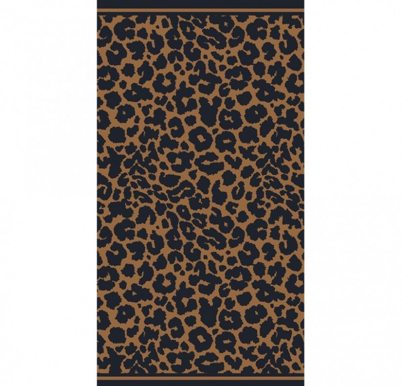 Πετσέτα Θαλάσσης Melinen Leopard Brown 86x 160