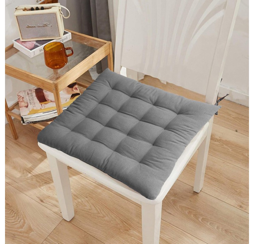 Μαξιλάρι Καρέκλας 40x40 Melinen Mad Dark Grey Μαξιλάρι Καρέκλας 40x40 Melinen Mad Dark Grey