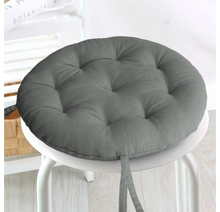 Μαξιλάρι Καρέκλας Στρόγγυλο Melinen Mad Olive/Grey