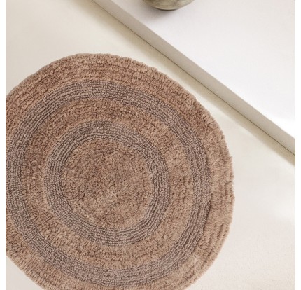 Χαλάκι Μπάνιου φ.60 Melinen Maggie Beige Χαλάκι Μπάνιου φ.60 Melinen Maggie Beige