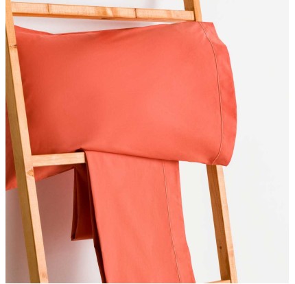 Ζεύγος Μαξιλαροθήκες 50x75 Πλακέ Vesta Home Synthesis-509 Apricot Red Ζεύγος Μαξιλαροθήκες 50x75 Πλακέ Vesta Home Synthesis-509 Apricot Red