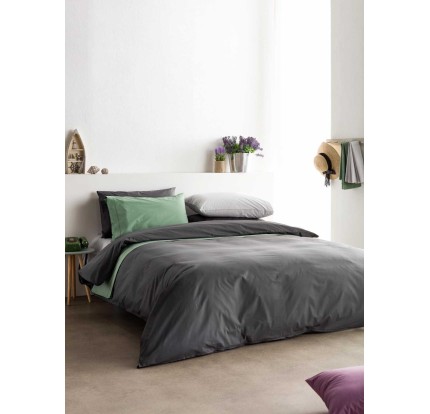 Παπλωματοθήκη King Size Μονόχρωμη Vesta Home Synthesis-516 Petrol Παπλωματοθήκη King Size Μονόχρωμη Vesta Home Synthesis-516 Petrol