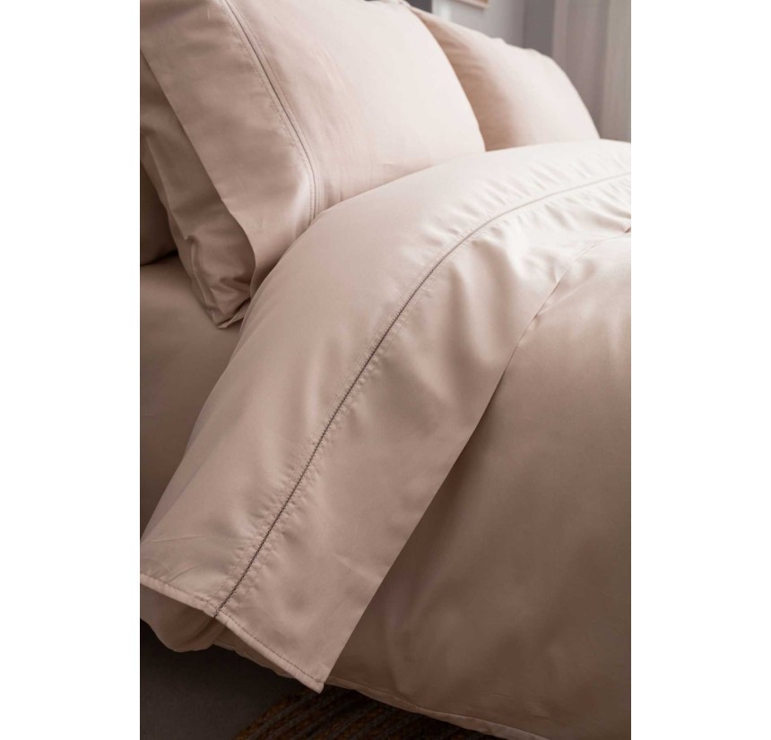 Σεντόνια King Size (Σετ) Βαμβακοσατέν Vesta Nemesis-303 Beige