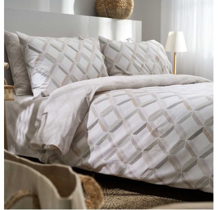 Σεντόνια Υπέρδιπλα (Σετ) Vesta Rombi 1