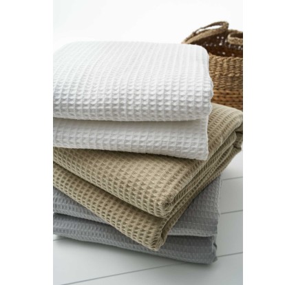 Κουβέρτα Πικέ King Size Vesta Home 1080 Κυψέλη Κεραμιδί