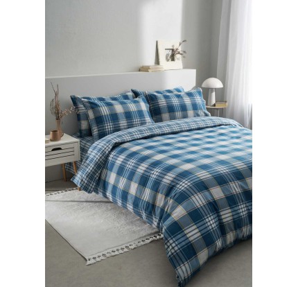 Παπλωματοθήκη Υπέρδιπλη (Σετ) Φανελένια Vesta Oslo 2