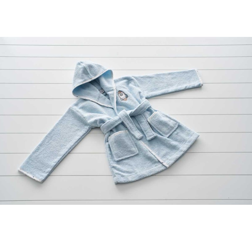 Βρεφικό Μπουρνούζι Με Κουκούλα Vesta Home Cosmic