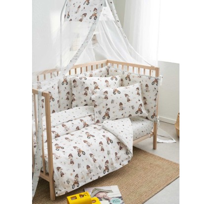 Σεντόνια Λίκνου (Σετ) Vesta Pinocchio