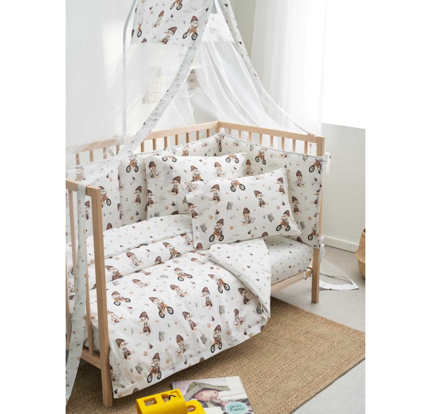 Παπλωματοθήκη Κούνιας (Σετ) Vesta Pinocchio