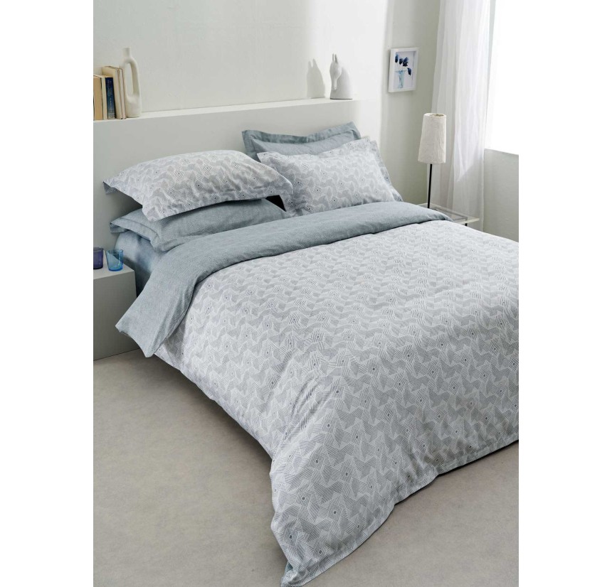 Σεντόνια Υπέρδιπλα Βαμβακοσατέν (Σετ) Vesta Geneva 2