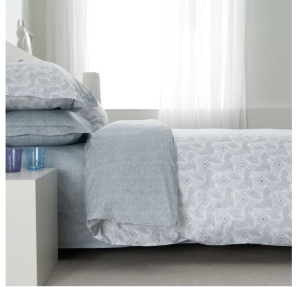 Σεντόνια King Size Βαμβακοσατέν (Σετ) Vesta Geneva 2