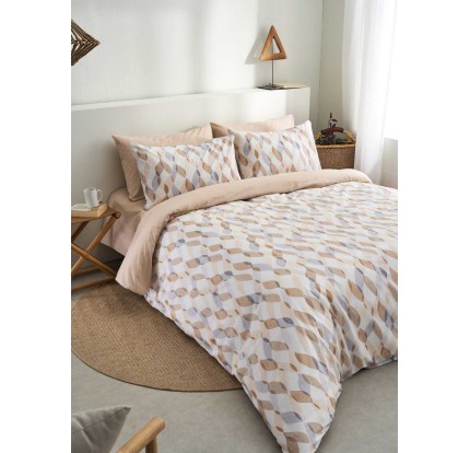 Παπλωματοθήκη Διπλή (Σετ) Vesta Prato 1