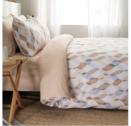 Παπλωματοθήκη Διπλή (Σετ) Vesta Prato 1