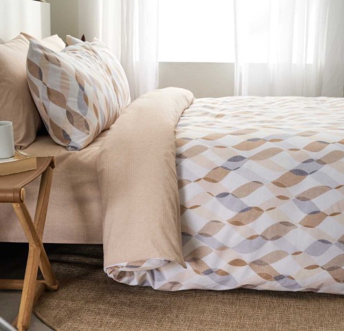 Παπλωματοθήκη Υπέρδιπλη (Σετ) Vesta Prato 1