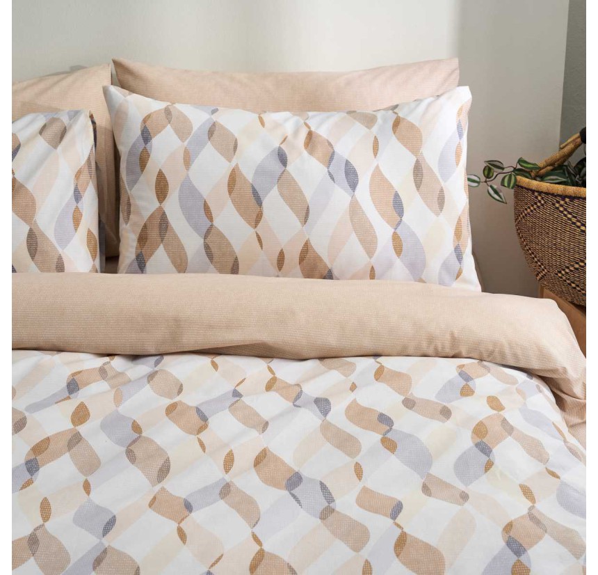 Παπλωματοθήκη Διπλή (Σετ) Vesta Prato 1