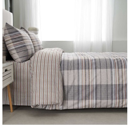 Παπλωματοθήκη Υπέρδιπλη (Σετ) Vesta Bristol 1