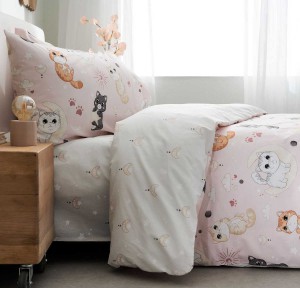 Παπλωματοθήκη Μονή (Σετ) Vesta Kitty