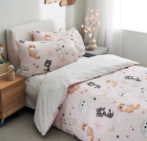 Παπλωματοθήκη Μονή (Σετ) Vesta Kitty