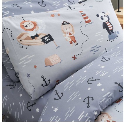 Παιδικά Σεντόνια Μονά (Σετ) Vesta Pirate