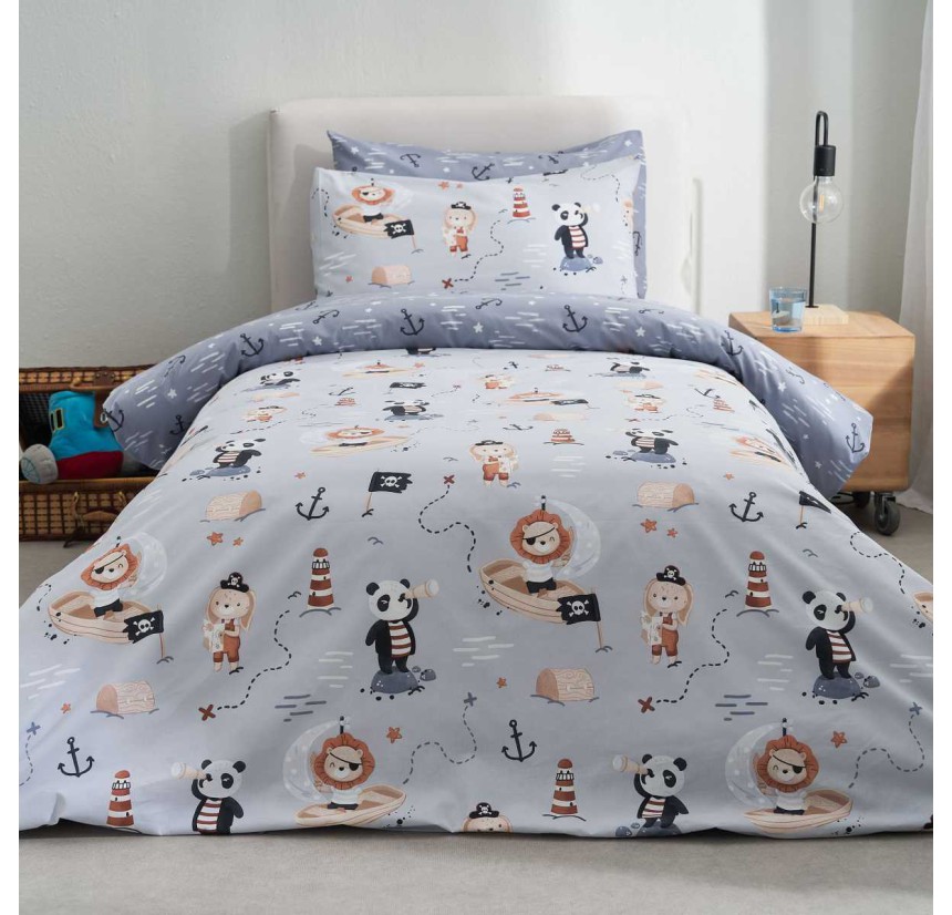 Παπλωματοθήκη Μονή (Σετ) Vesta Pirate