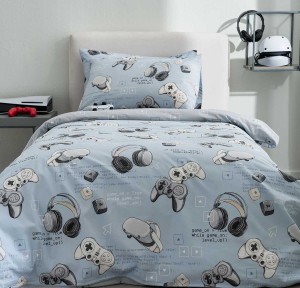 Παπλωματοθήκη Μονή (Σετ) Vesta Game