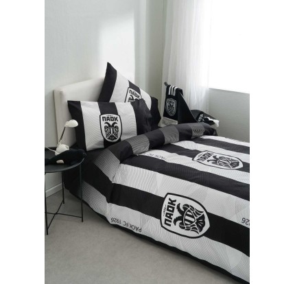 Παπλωματοθήκη Υπέρδιπλη (Σετ) Vesta Paok-200