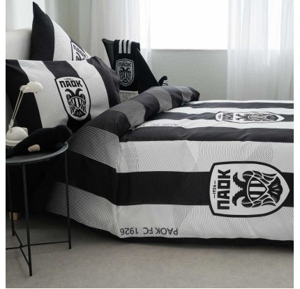 Παπλωματοθήκη Υπέρδιπλη (Σετ) Vesta Paok-200