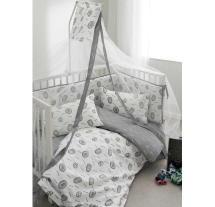 Βρεφική Παπλωματοθήκη (Σετ) Vesta Baby Paok-02