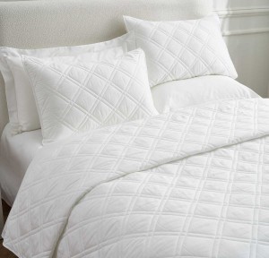 Κουβερλί King Size Βαμβακοσατέν Vesta Athena-300 White