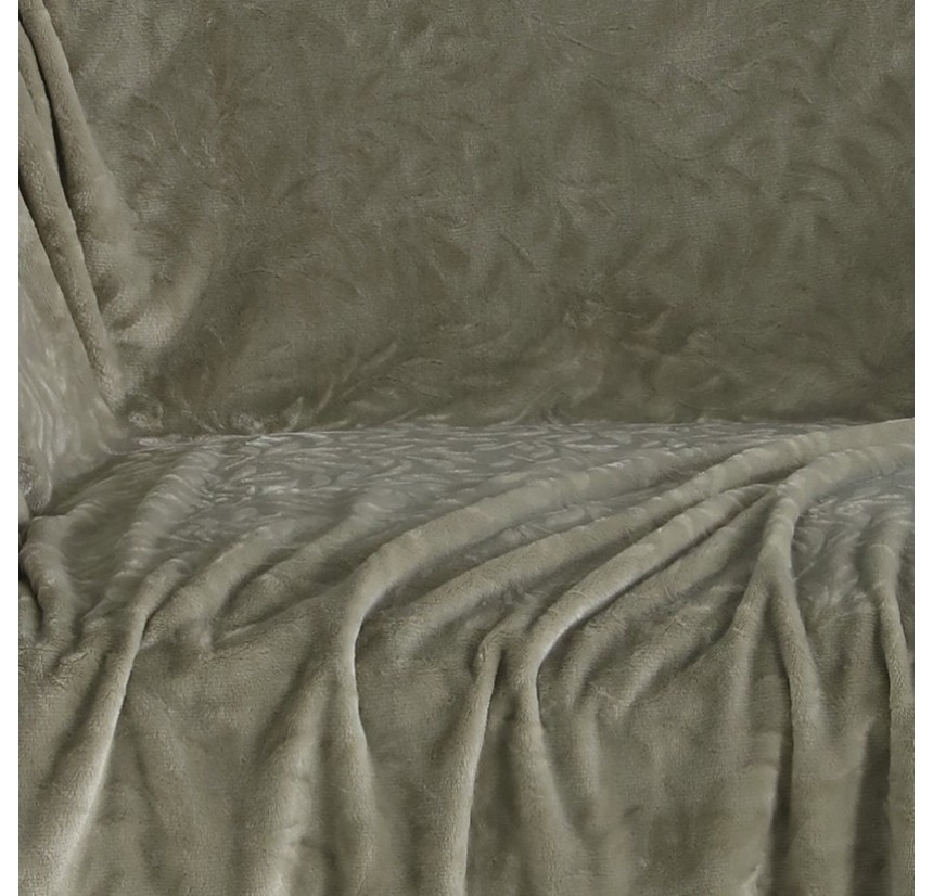 Ριχτάρι Διθέσιου Καναπέ 170x250 Melinen Aria Olive/Grey