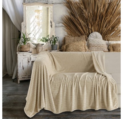 Ριχτάρι Διθέσιου Καναπέ 170x250 Melinen Enzo Beige Ριχτάρι Διθέσιου Καναπέ 170x250 Melinen Enzo Beige