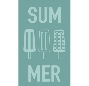 Παιδική Πετσέτα Θαλάσσης 70x 120 Melinen Summer Aqua