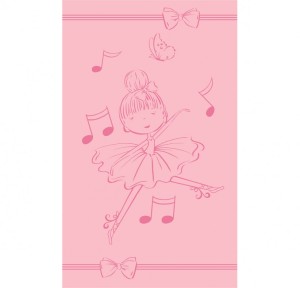 Παιδική Πετσέτα Θαλάσσης 70x 120 Melinen Dancing Pink Παιδική Πετσέτα Θαλάσσης 70x 120 Melinen Dancing Pink