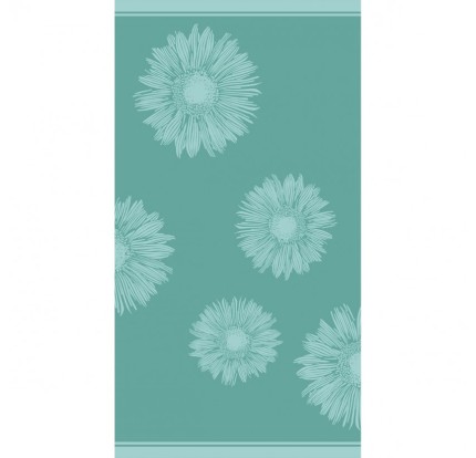 Πετσέτα Θαλάσσης  86x160 Melinen Flower Aqua Πετσέτα Θαλάσσης  86x160 Melinen Flower Aqua