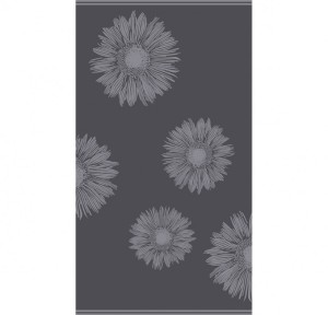 Πετσέτα Θαλάσσης 86x160 Melinen Flower Dark Grey Πετσέτα Θαλάσσης 86x160 Melinen Flower Dark Grey